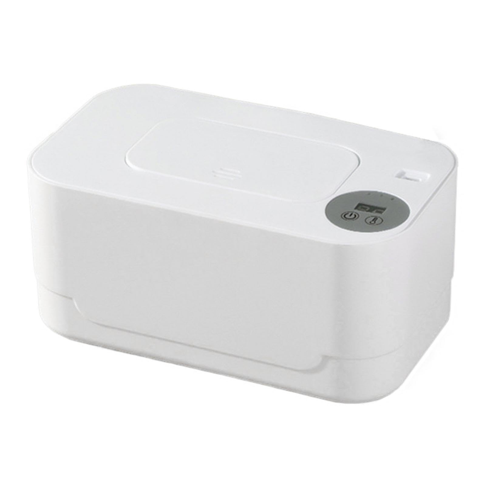 Luckxing Feuchttücherwärmer - Schnell erwärmender LED-USB-Wischtuchwärmer-Tücherspender,Baby Supplies Wischtuchhalter, kabellos, mit Temperaturanzeige, intelligente konstante Temperatur