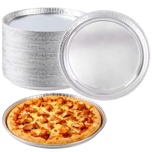 R8J 13 Inch Round Aluminum Foil Pizza Pans