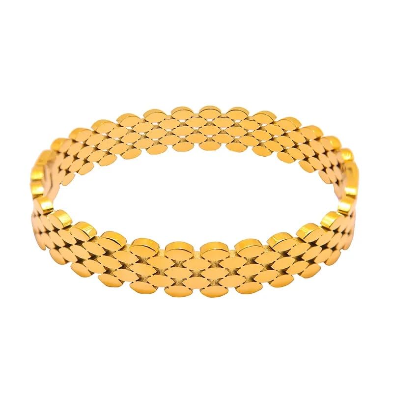 MEENAZ bracelet for women Bangles for women Anti Tarnish Stylish Adjustable Bracelet for girls rose gold Kada for Women Accessories Anti Tarnish Jewellery Stainless Steel Cuff Bracelet gifts Combo