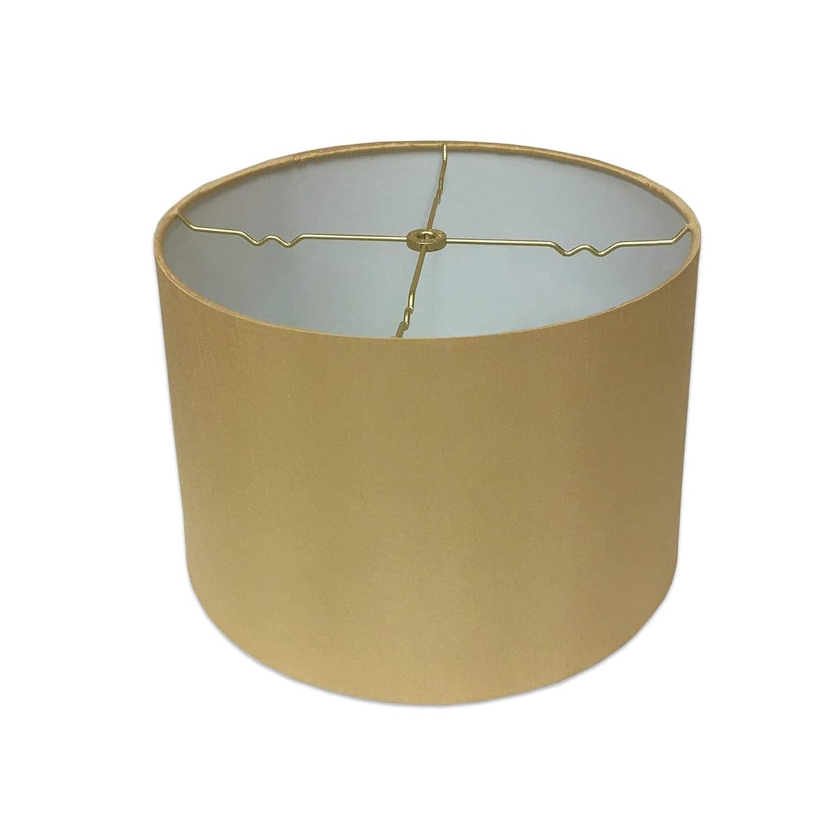 Royal Designs, Inc. Shallow Drum Lamp Shade, Fabric, HB-610-16AGL, 15 x 16 x