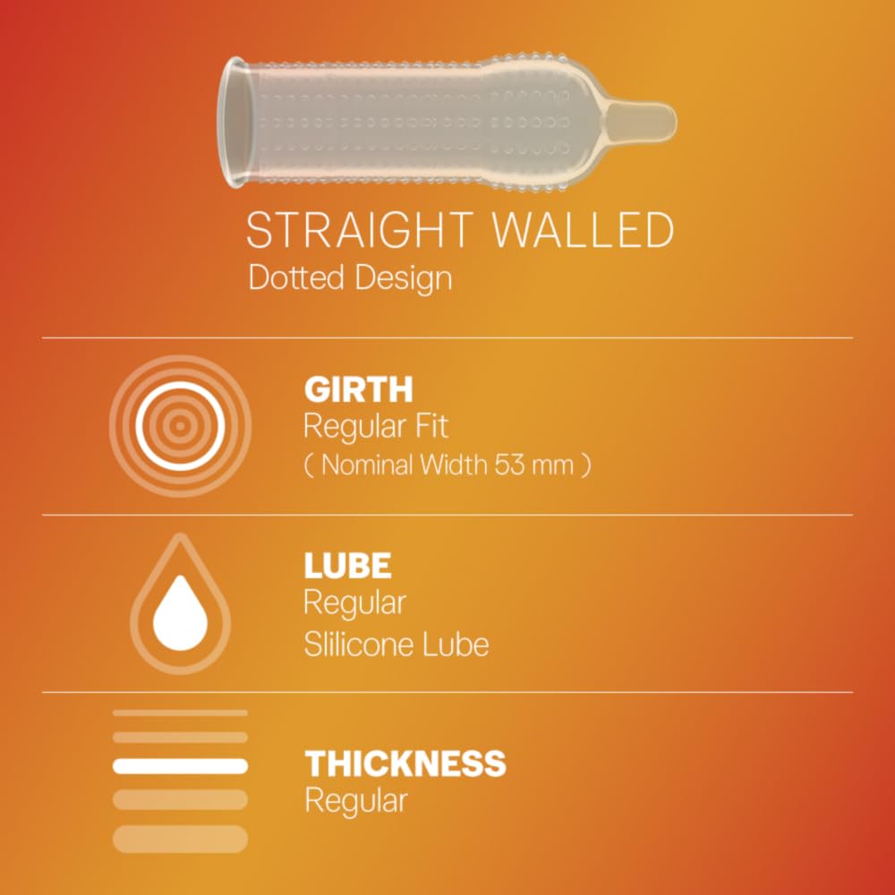 Durex Condoms, Extra Dots- 10s (Pack of 2) product image 2