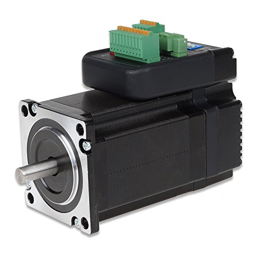 UCONTRO iHSS57-36-20 CNC Closed-Loop NEMA 23 Integrated Stepper Motor with Driver Step+direction 57mm 36VDC 2N.M Shaft D=8mm for CNC, Printing, Lazer, Textile machine (Length 106mm)