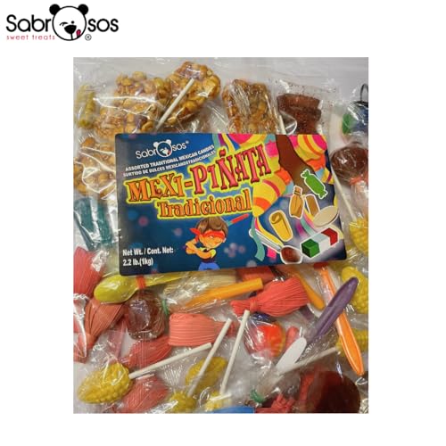 Sabrosos Mexi - Piñata Tradicional 2 Pack 2.2 lb miniatura 4