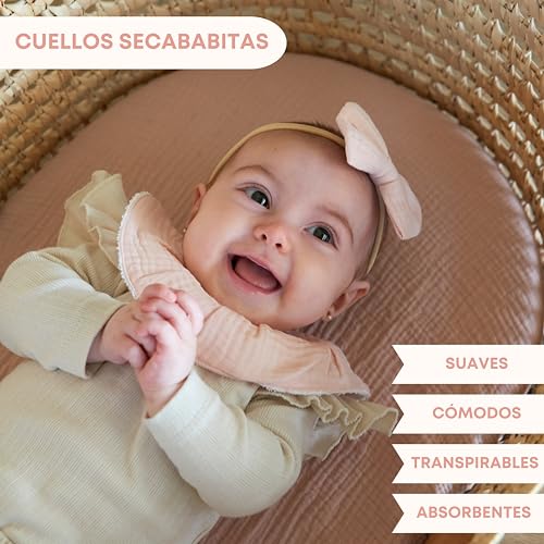 Bavoirs bébé naissance en coton éponge premium pour nouveau-né - 3