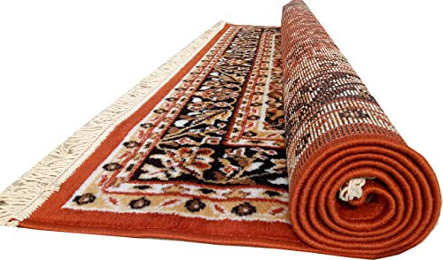 Image of Home Decore Acrylic Carpet for Your Living Room & Drawing Room Aywhere in Your Home (150x210 Musterd Colour)- 5x7 Feet
