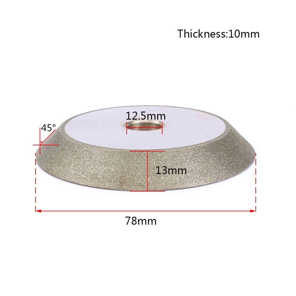 Diamentowa tarcza szlifierska 78 mm - 3-calowa tarcza do ostrzenia szlifierki do frezu ze stali wolframowej
