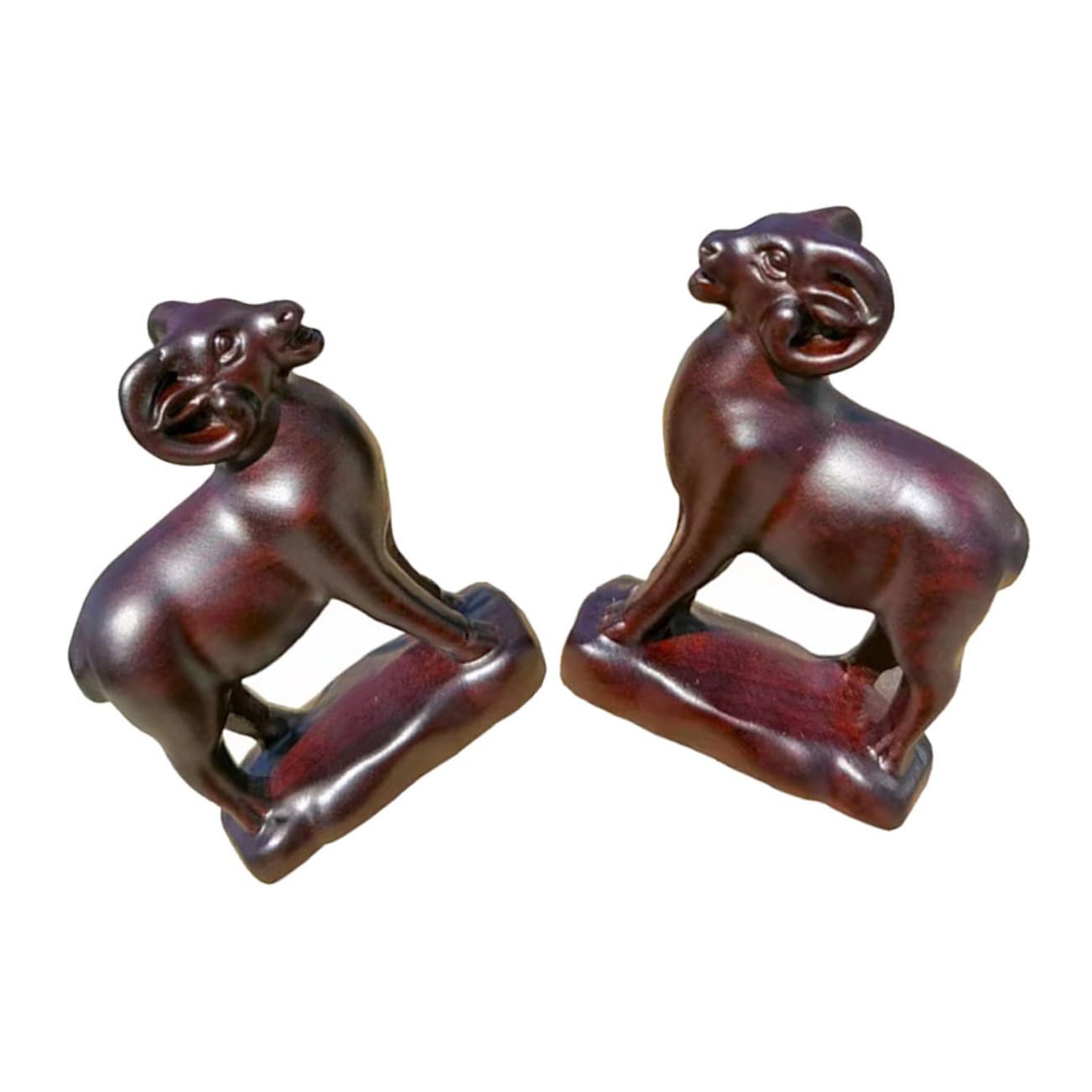 Toddmomy 8pezzi Scultura Di Capra Ornamento Decorativo Per Casa e Ufficio Statua Artistica Di Capra Unico Per Appassionati Di Arte e Design Interni