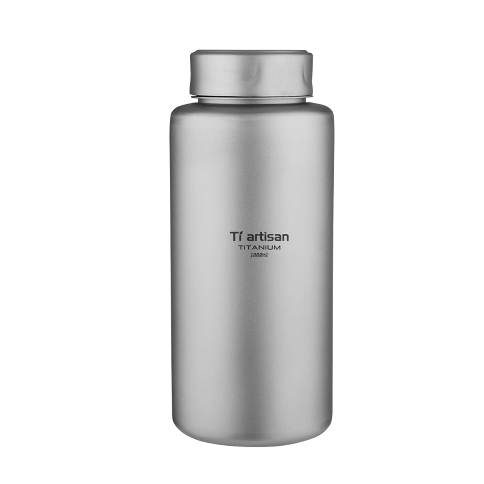 Ti artisan Butelka sportowa z tytanu na wodę 1000 ml 34 uncje/700 ml Ultralekka, szczelna do biwakowania na zewnątrz i wędrówek (1000 ml (33,82 uncje płynu))