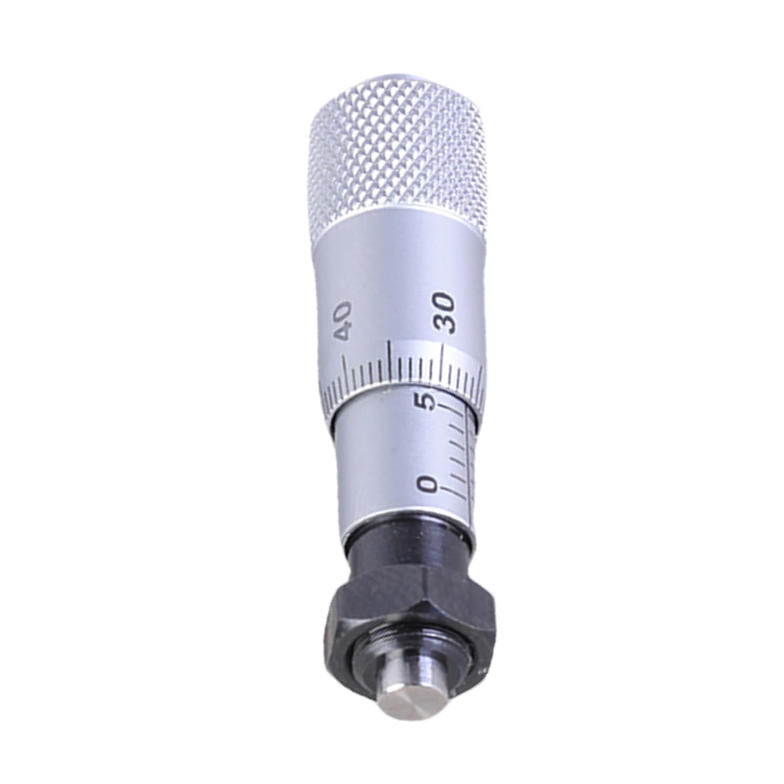 Jkrnejgr Flat Head With Nut Carbon Steel Micrometer Head Measure Tool Micrometer Gauge With Metal Tool 0-6.5 Head Laboratory Equipment