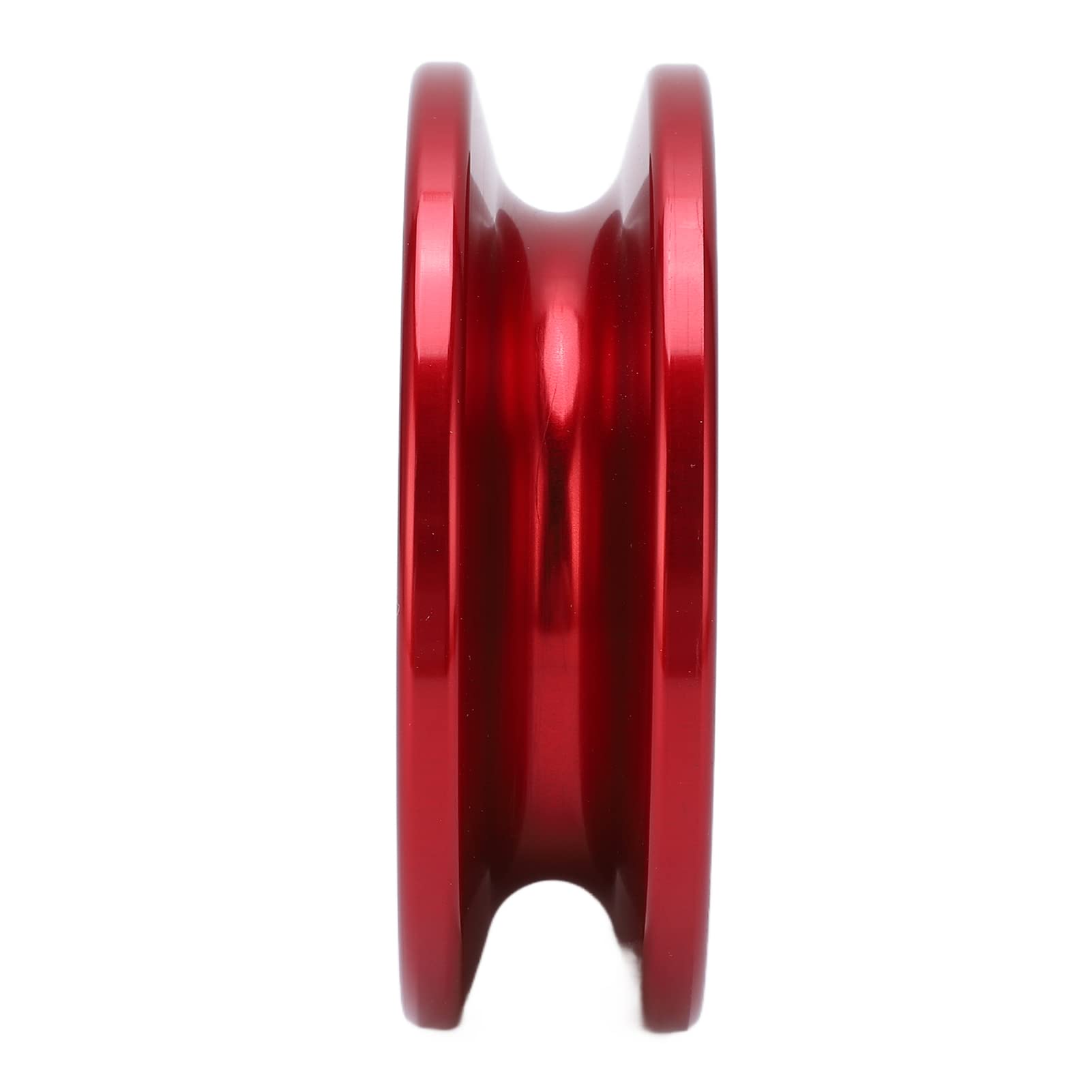 Anneau de Récupération de Treuil, Anneau de Récupération de Treuil en Aluminium de 41 000 LB pour Manille Souple de 7/16 Po 1/2 Po avec Corde de 3/16 Po 1/4 Po 3/8 Po(Rouge)