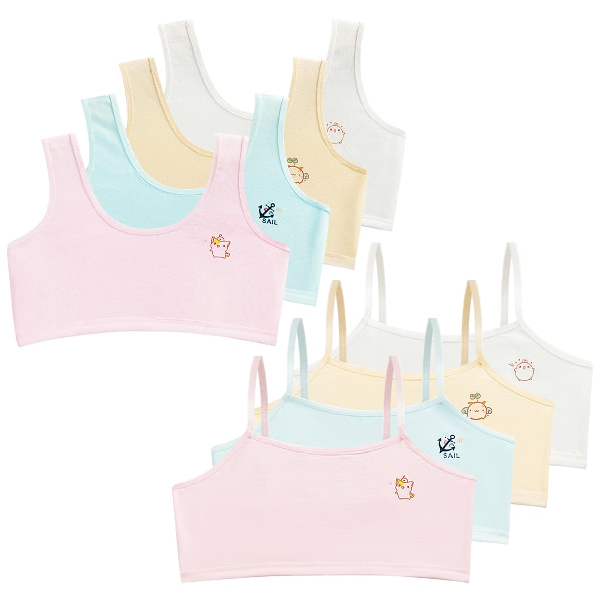 ISAKEN Lot De 3 Soutiens-Gorge D'entraînement Sans Couture