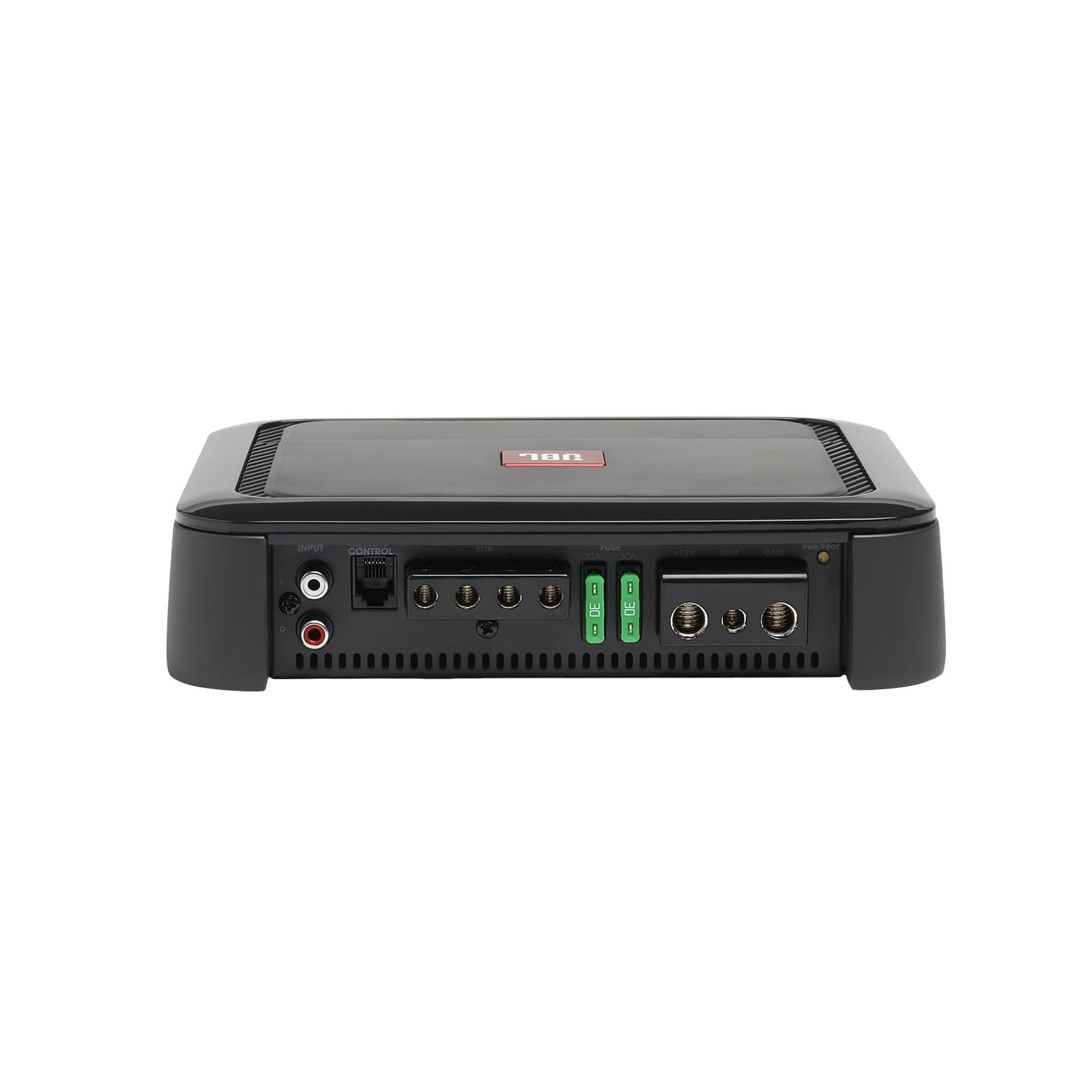 JBL Stage A6004 Amplificador de Coche 4 Canales Class-AB 60 W RMS ×4 @ 4 Ω, 280 W Pico, 2 Ω Estable, 20 Hz–20 kHz, filtros Pasa-Alto/bajo Variables, Refuerzo de Graves, diseño Compacto