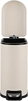 Vista 32 de happimess HPM1009C Roland Mini 2.6-Gallon Step-Open Trash Can with Soft-Close Lid, Modern, Minimalistic, Fingerprint Proof for Home, Kitchen, White