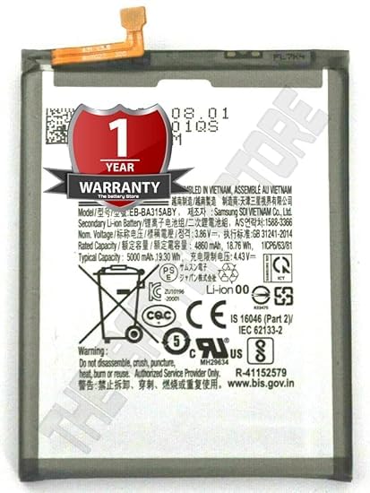 Image of Original EB-BA315ABY Battery for Samsung A31 A31s Battery with 1 Year Warranty*** (V0000026)