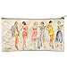 Simplicity Vintage 1940's Fashion Small Zipper Pouch, 4.25'' x 8.5''
