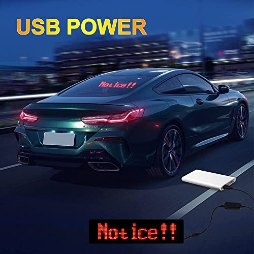 Image of GOTUS Scrolling LED Sign,Flexible LED RGB Color Sign,Programmable LED Display,Bluetooth APP,DIY Edit Animations,Text, Graffiti