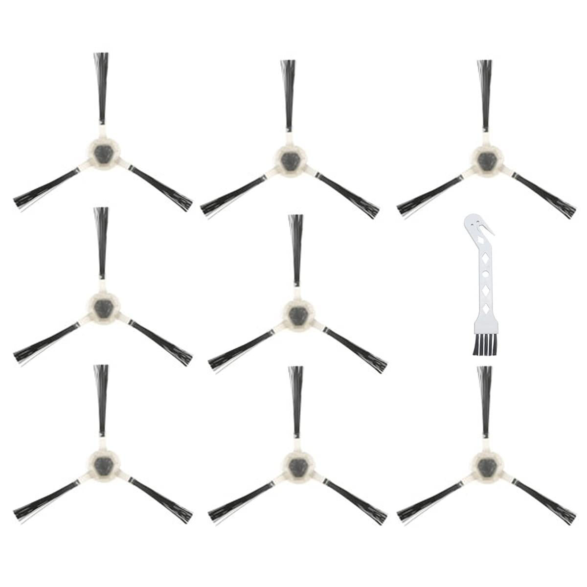 NoMo N2 Saugroboter Ersatzteil-Set - 1x Rollenbürste, 4x Seitenbürsten, 5x Filter & Staubbeutel