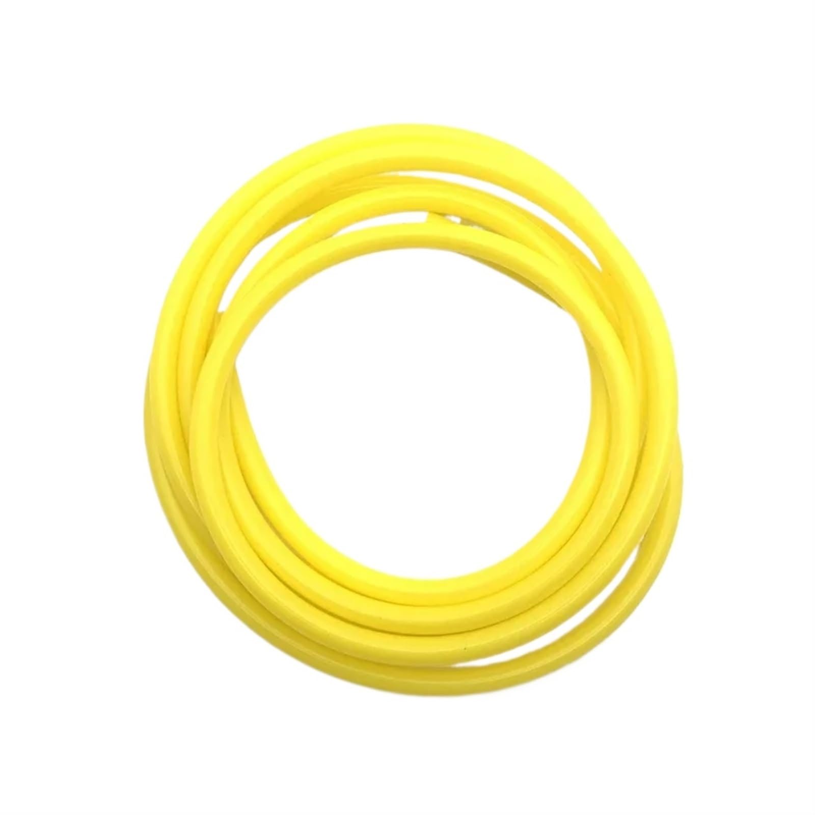 Fuel Line Hose， Fuel Hose 1 Meter Multicolor OD 4-16mm ID 2-12mmGrade Silicone Tube(Yellow,1 Meter-OD 5XID 0.3CM)