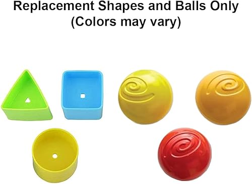 Miniatura 6 de Piezas de repuesto para Fisher-Price Laugh and Learn Smart Stages Cruise Around Car - BMD91 - 3 bolas y 3 formas - También funciona con el modelo