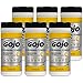 GOJO Scrubbing Towels, Fresh Citrus Scent, 25 Count Extra-Large Textured Wet Scrubbing Towels Canisters (Case of 6) - 6383-06