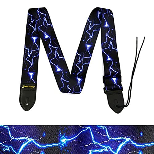 Basicon Sangle de guitare réglable avec extrémités en cuir et boutons pour guitare électrique, guitare acoustique et basse - Les Beatles, Paul McCartney, John Lennon, RIngo Starr, George Harrison Basicon Sangle de guitare réglable avec extrémités en cuir et boutons pour guitare électrique, guitare acoustique et basse – Image 4