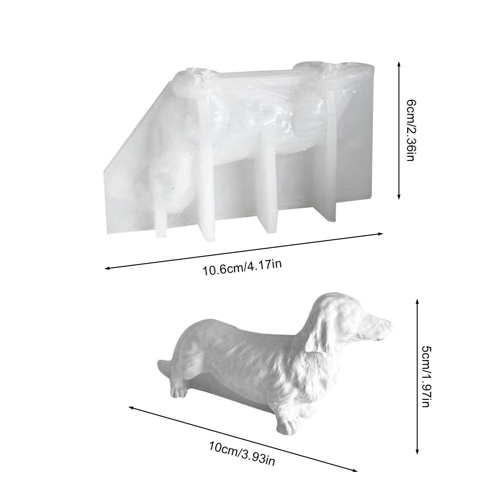 3D Hund Kerzenform Aus Silikon – Flexible Gießform Für Kerzen, Harz, Seife & Mehr