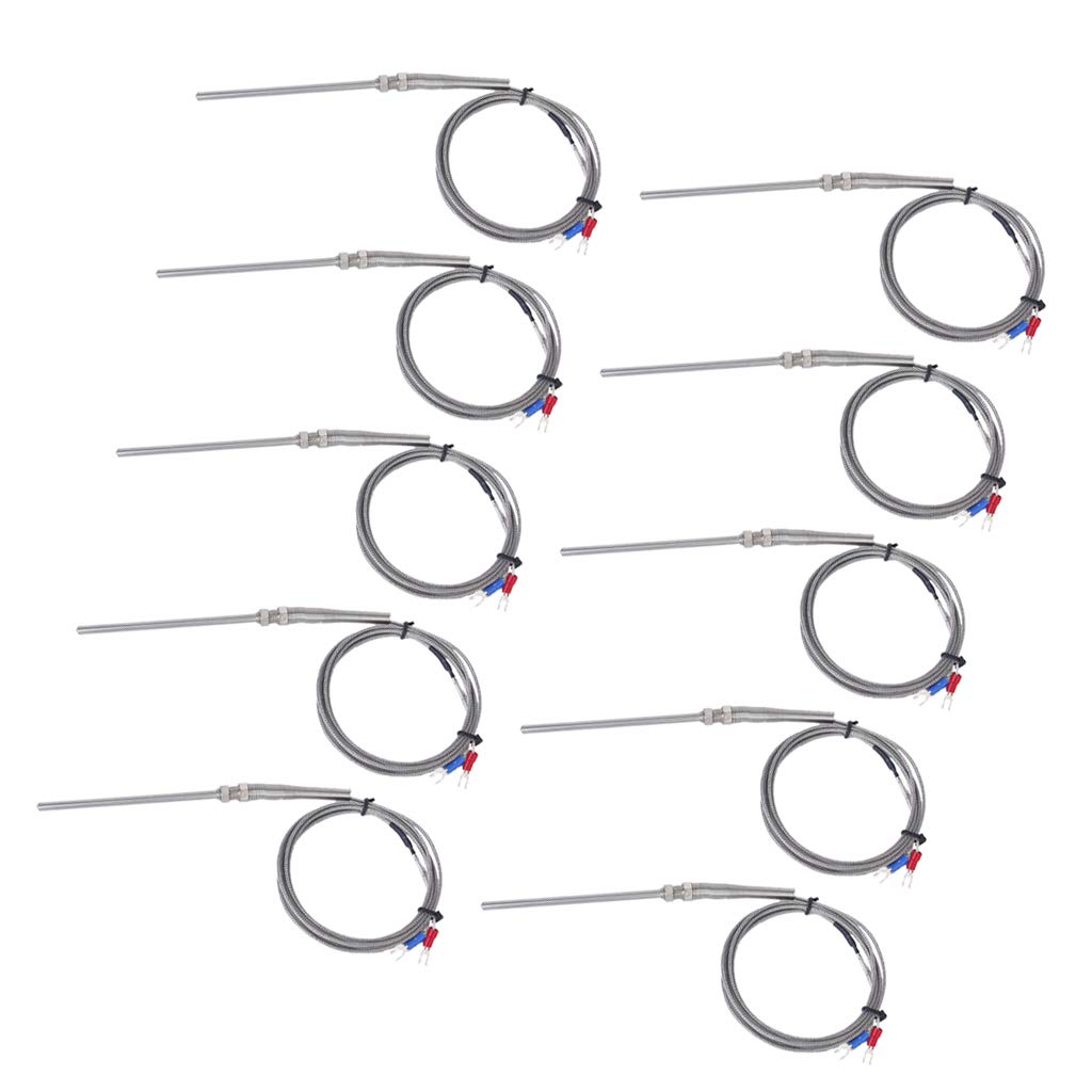 10Pcs 100mm Spade K-Type Temperature Controller Thermocouple Sensor Probe 2M|Business & Industrial|Electrical & Test Equipment|Test, Measurement & Inspection|Test Meters & Detectors-image-15