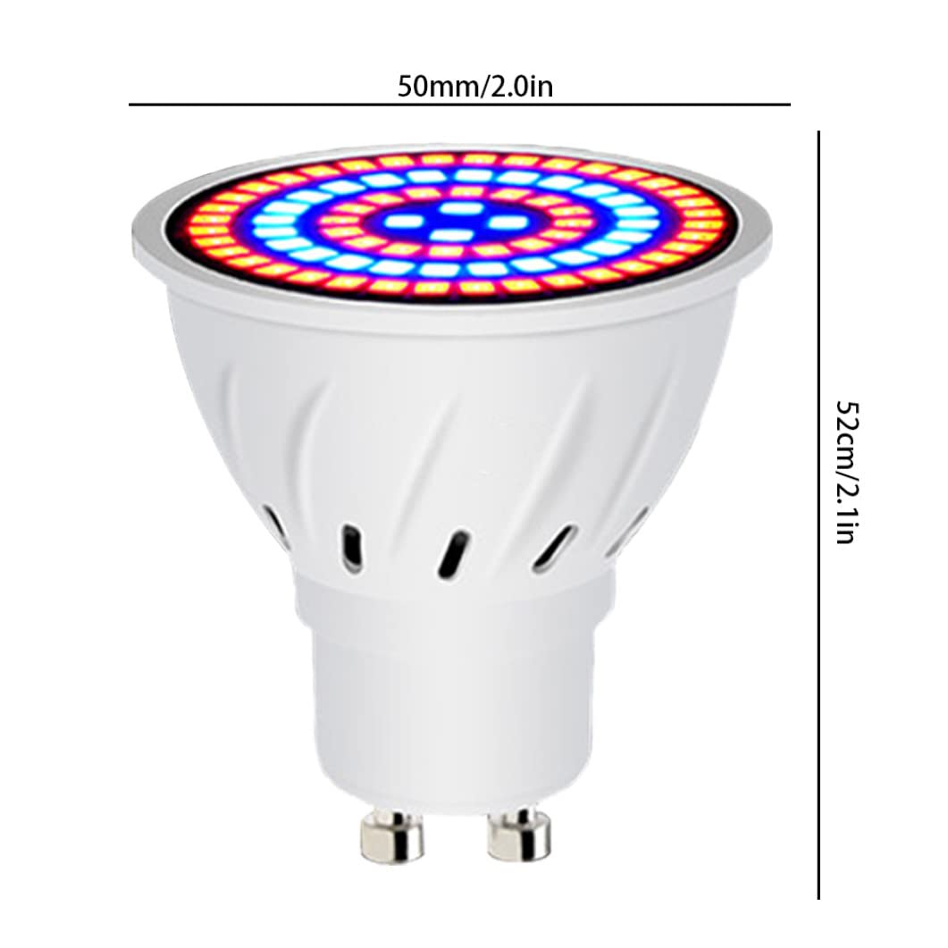 60 LED poussent l'ampoule, Gu10 croissance des plantes lampe horticole à spectre complet 220 V d'intérieur pour plantes d'intérieur jardin succulent