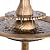 Alpine Corporation 40" Tiered Pedestal Fish Fountain Birdbath, Cascading Outdoor Water Feature for Garden, and Backyard Décor, Gold