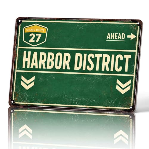 Vintage Scenic Route 27 Metal Signs 8x12 Inch, Roadside Wall Decor