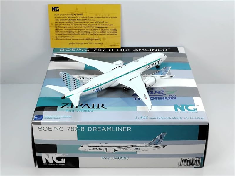 Amazon.co.jp: NG Models 1/400 完成品 ZIPAIR for Boeing B787-8