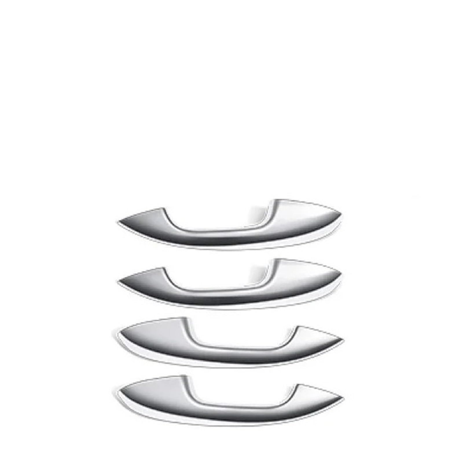 Tntgebfvbg Sliver Universal Car Exterior Door Handle For Benz For Cla/A-Class/C-Class/E-Class For Glc/Glb Silver Chrome Exterior Door Handle Cover Trim Cap Kit Lhd(Sliver)