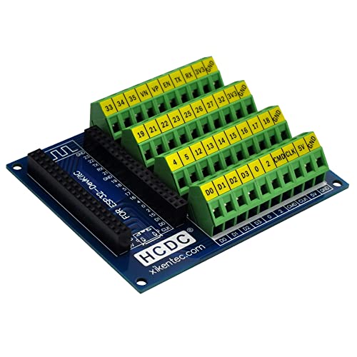 HCDC Placa de Módulo de Breakout de Bloco de Terminais de Parafuso para Esp32-Devkitc