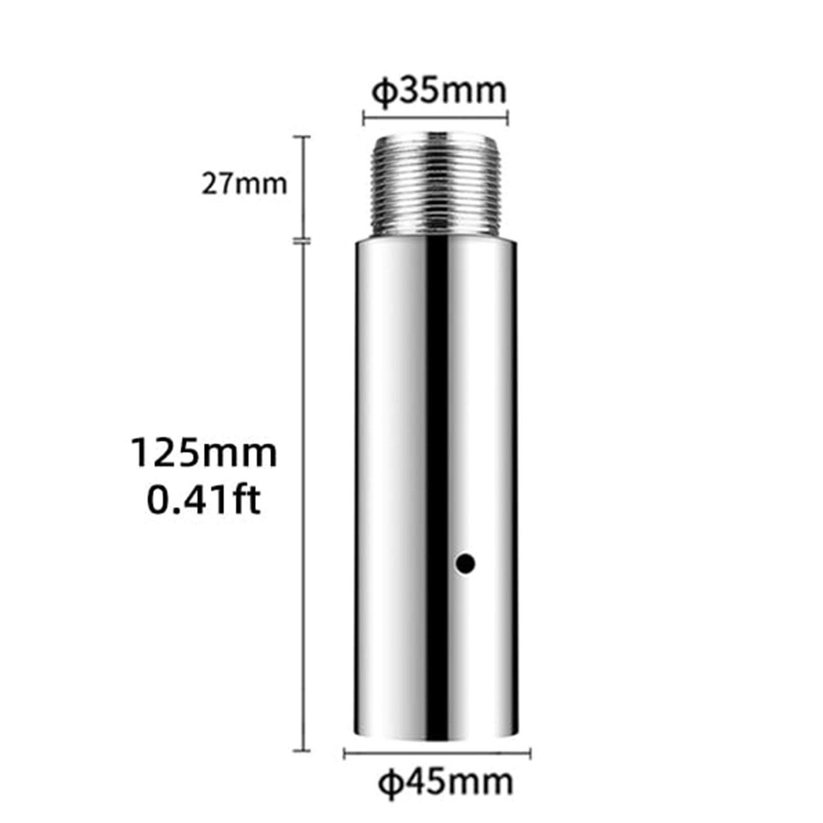Qianly Dance Pole Estensione Tubo Stabile Collegamento Accessorio Acciaio Inossidabile Installazione Pratica Ideale per Casa Scuola Danza Palestra