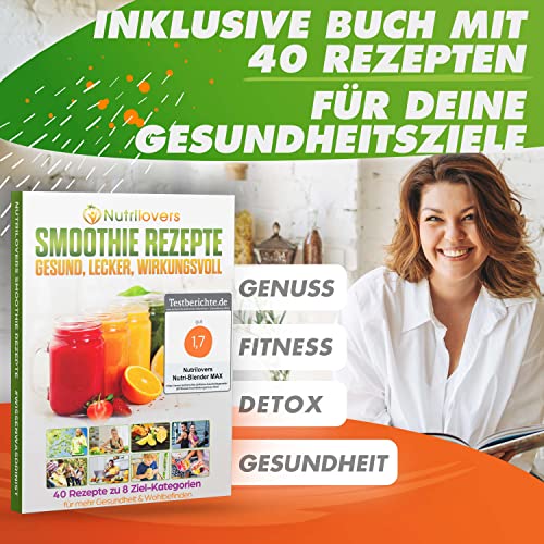 Nutri-Blender MAX Licuadora de Alto Rendimiento 2000W Batidora de Vaso Batidora de Smoothie Profesional Mezcladora de Batidos - 2L Tritan, LIBRE DE BPA, 9 Velocidades, Temporizador Digital - imagen 6