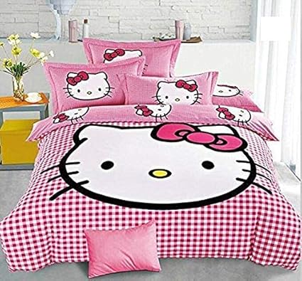 SinghsVillas Decor Cotton 254 TC Bedsheet (King_Pink,Modern)