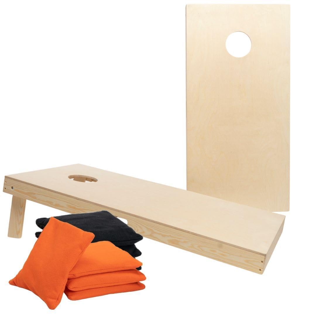 Set de Cornhole Wicked Wood 120x60 cm ACL Officiel 8 Sacs Extérieur