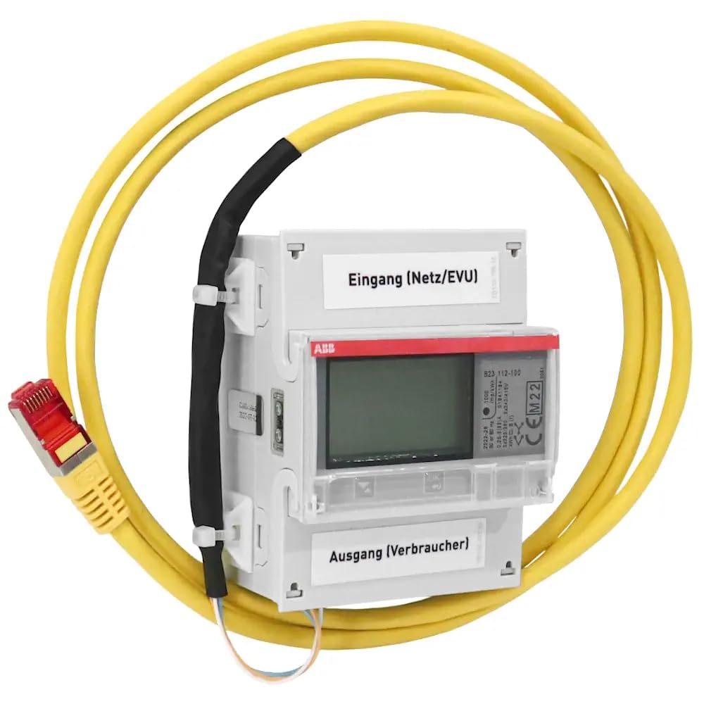 ABB B23 112-100 Drehstromzähler 3-phasig 65A | RS-485 Modbus RTU & MID-Zertifizierung | Smart Meter für DIN-Hutschiene | 2CMA100164R1000