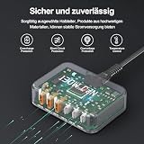 6-Port USB-C Charger GaN Technology Multi-Port Fast Charger (3 USB-C+ 3 USB-A) Type c Charging Adapter Compatible for iPhone Pro Max, iPad, Samsung Galaxy Ultra, Note, Z Fold, and Google Pixel