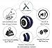 HANDSAMMU 4 inch Caster Wheels-Industrial Caster, Polyurethane on Polypropylene Wheel- Casters Set of 4 Heavy Duty - 2400LB Total Capacity - Widely use for U-Boat Platform Trucks