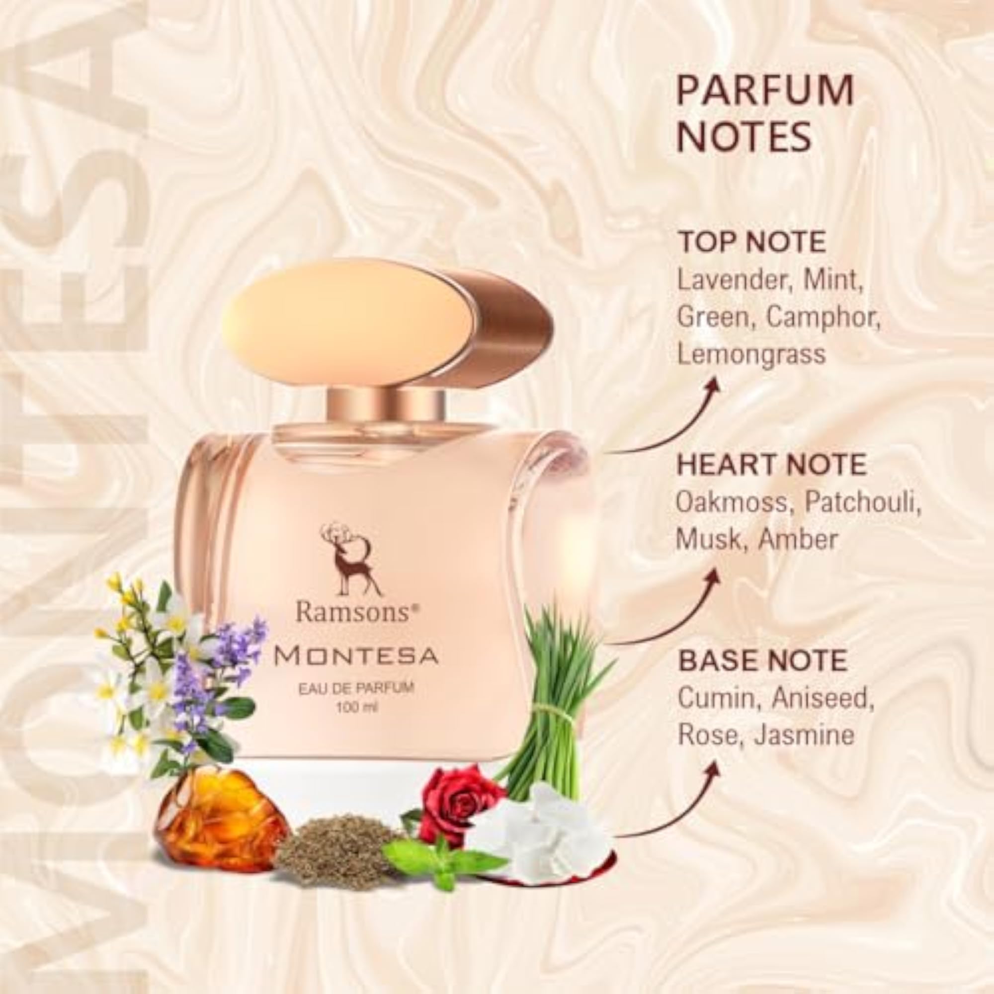 Montesa Eau De Parfum - 100 ml, Premium Fragrance Spray