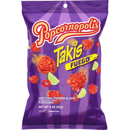 Popcornopolis Fuego Takis Popcorn, 2oz Bag