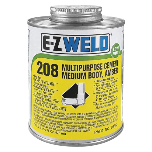 Cemento Multiuso E-Z Weld 16 fl oz Amber miniatura 1