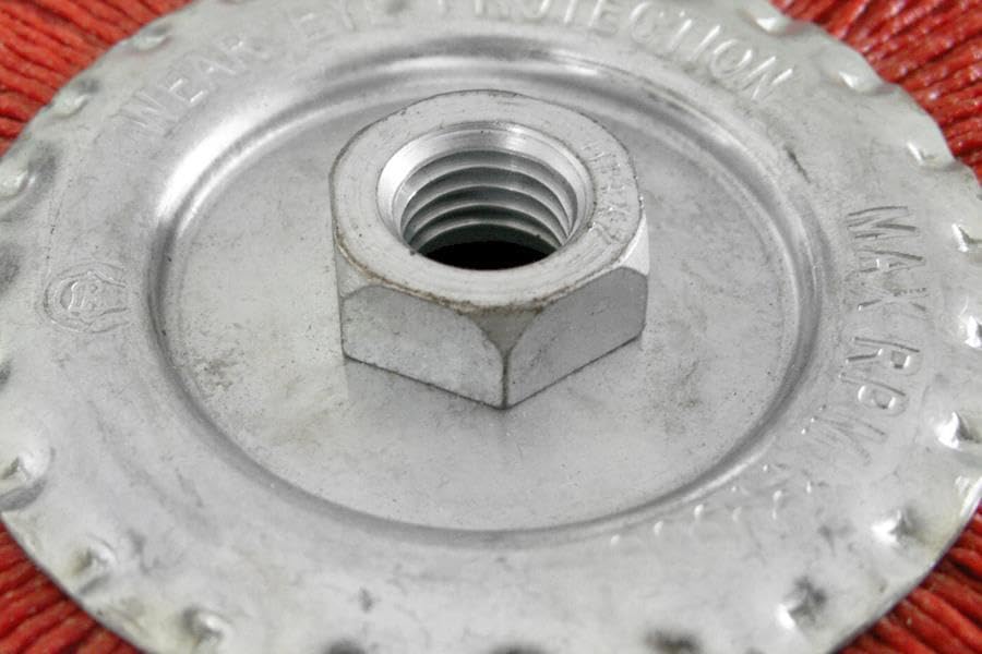 Ø 125 mm Nylon Kunststoffbürste Scheibenbürsten M14 Gewinde für Winkelschleifer