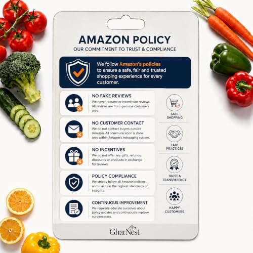 Image of GharNestStainless Steel Cutting Board with Handle, 32 x 21.5 cm, Scratch Resistant, Anti-Slip, Hygienic for Vegetables, Fruits & Meat (Medium)
