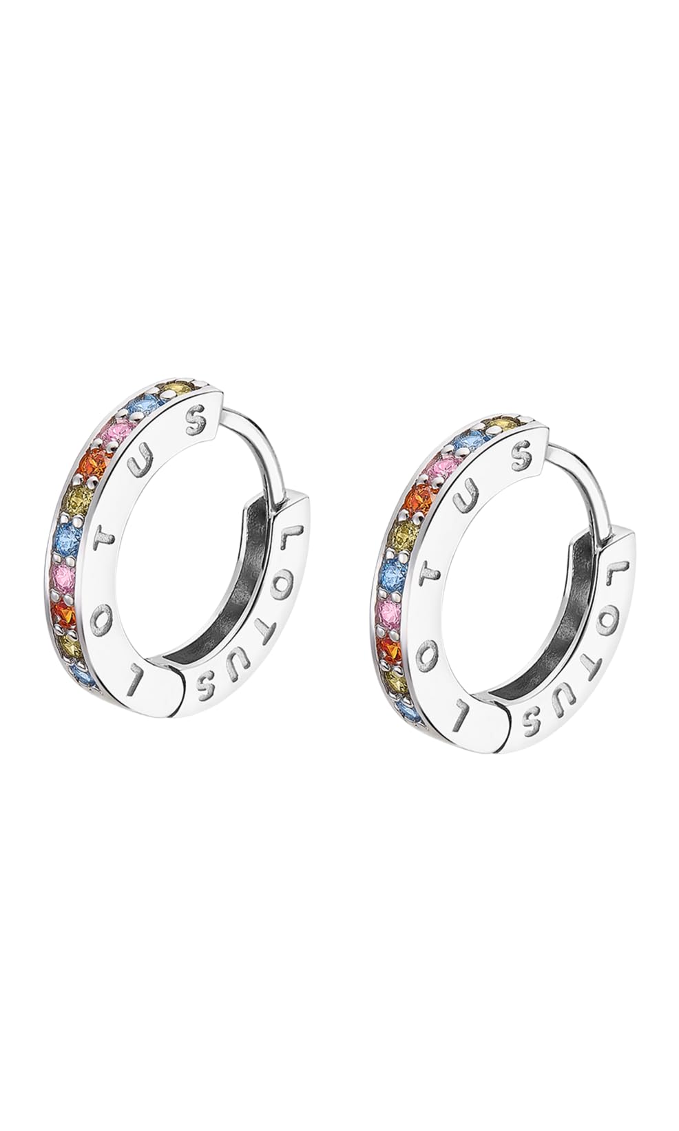 LOTUS SILVER Pendientes LP1887-4/5 Hoops Plata Mujer