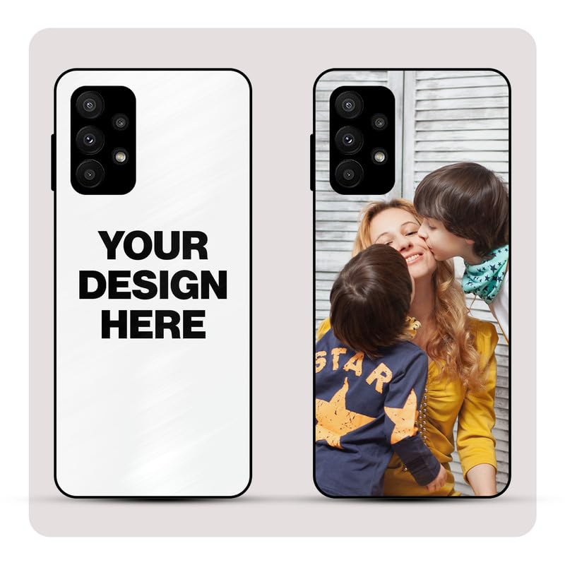 Image of Personalized Back Cover for Galaxy A23 | Custom Case with Name, Photo or Logo | PrintShield Hybrid with Soft TPU Grip & Scratch Protection