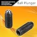 Mavaol M8 10 Pack Carbon Steel Ball Plungers, Sturdy Build, Precise Positioning and Pressure Control, for Industrial Clamps, Fixtures, and Automation Systems (M8*20(10PCS))