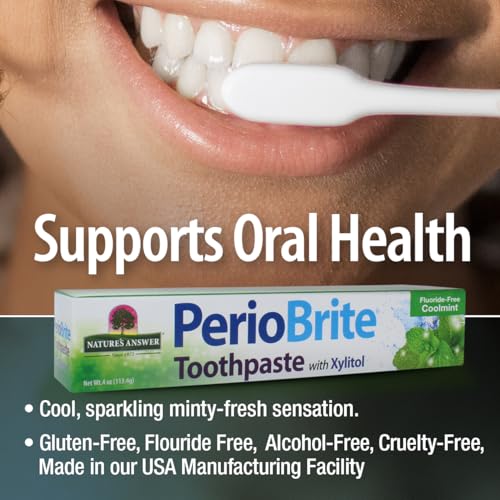 Nature's Answer Oral Health PerioBrite Toothpaste, Cool Mint 4 oz. (a) - 2pc by Nature's Answer – Ansicht 4