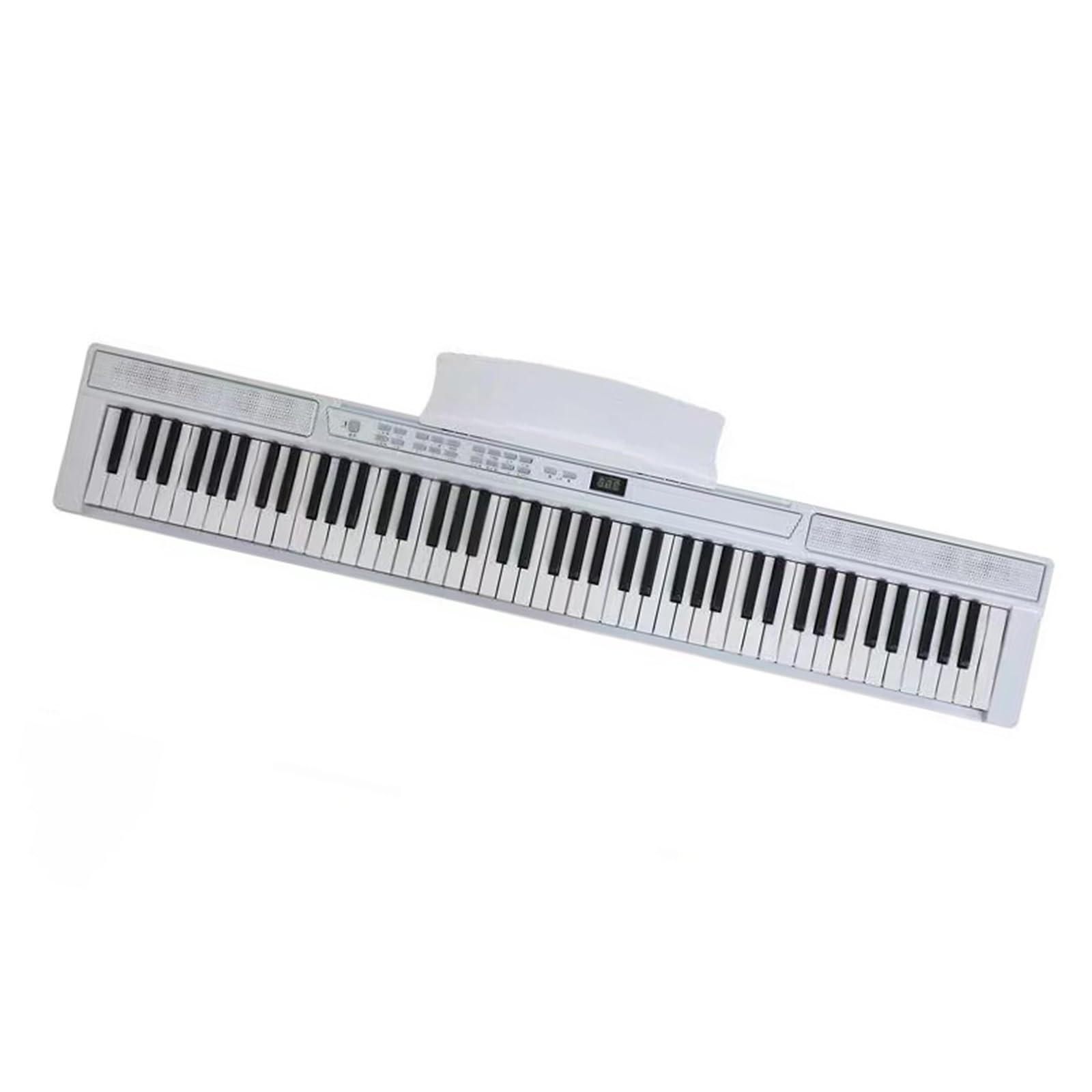 Tastiera Elettronica Professionale Pianoforte Elettronico A 88 Tasti Per Principianti Organo Elettronico Strumenti A Tastiera Professionali Per Adulti Pianoforti Portatili Con Step(White)